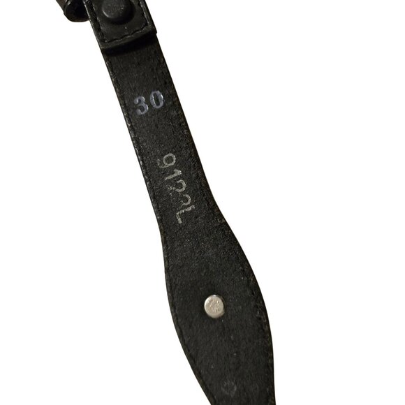 Women\'s Black Leather Western Concho Belt with Engraved Buckle main image 12